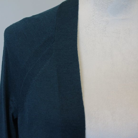 (NWT) Talbots Open-front Merino Wool Cardigan, PS - Picture 4 of 10